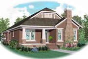 Bungalow Style House Plan - 3 Beds 3 Baths 3160 Sq/Ft Plan #81-1190 