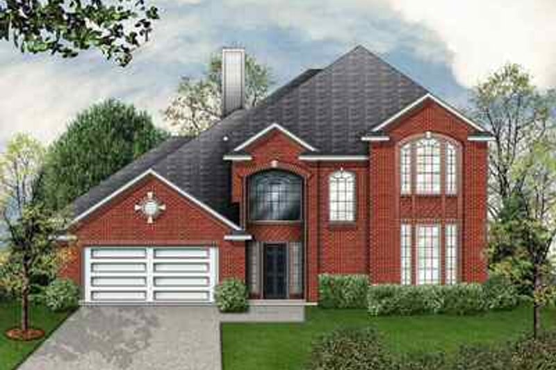 Home Plan - Traditional Exterior - Front Elevation Plan #84-140