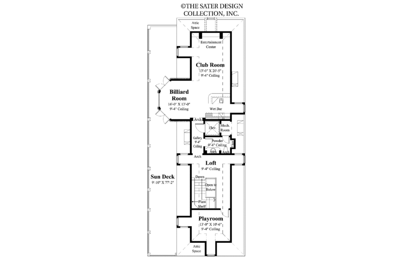 Architectural House Design - Floor Plan - Other Floor for Traditional House Plan #930-359 - 4 bed, 3.5 bath