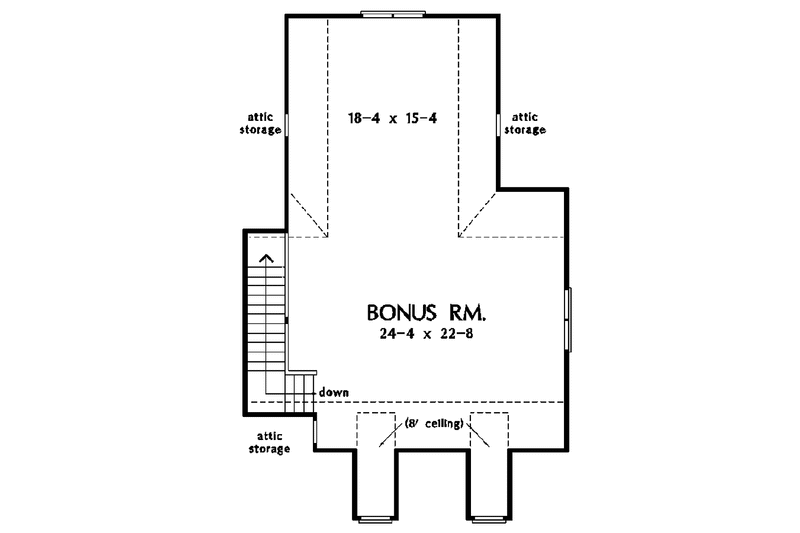 Home Plan - Floor Plan - Other Floor for Country House Plan #929-729 - 4 bed, 3 bath