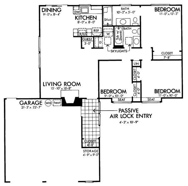 Architectural House Design - Contemporary Floor Plan - Main Floor Plan #320-782