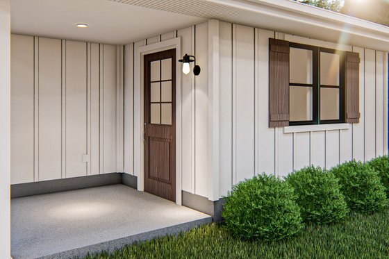 Exterior - Other Elevation 3 for Farmhouse House Plan #455-235, 0 bath