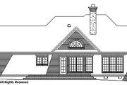 Ranch Style House Plan - 3 Beds 2 Baths 1538 Sq/Ft Plan #929-466 Exterior 