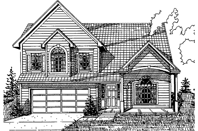 House Design - Traditional Exterior - Front Elevation Plan #405-236