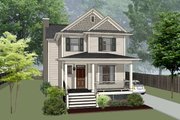 Craftsman Style House Plan - 4 Beds 3 Baths 1646 Sq/Ft Plan #79-304 