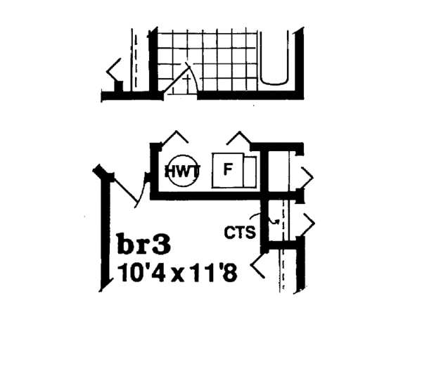Architectural House Design - Ranch Floor Plan - Other Floor Plan #47-888