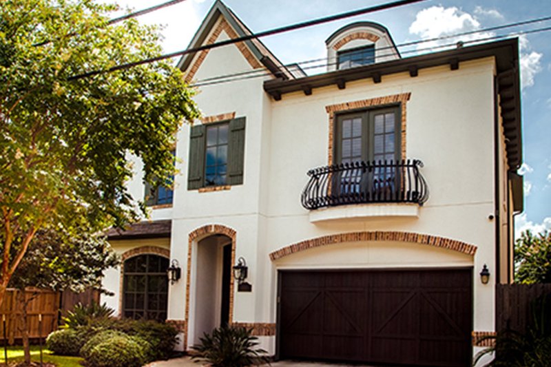 Home Plan - Mediterranean Exterior - Front Elevation Plan #1021-14