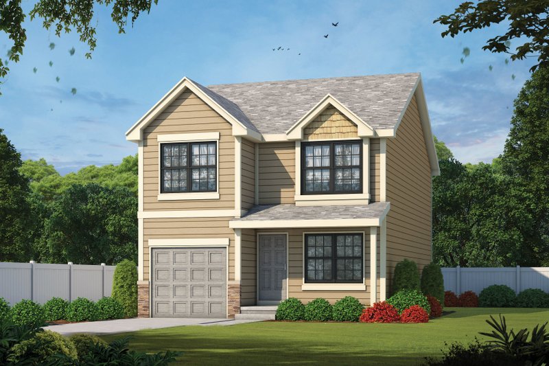 Home Plan - Traditional Exterior - Front Elevation Plan #20-2177