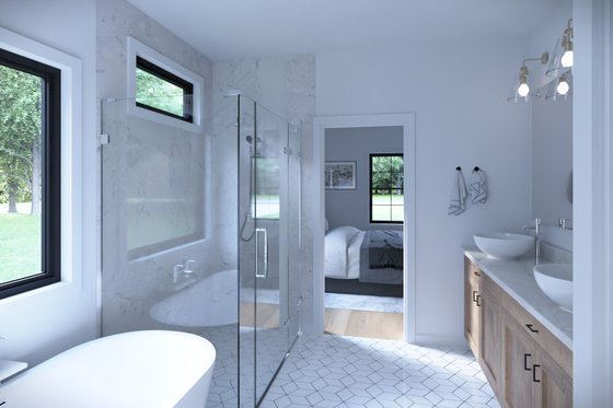 Interior - Master Bathroom for Country House Plan #1089-48 - 3 bed, 2.5 bath