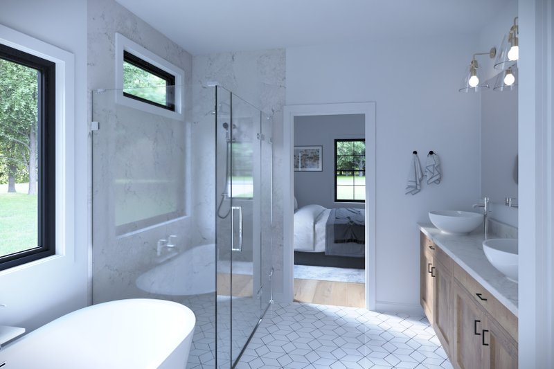 House Blueprint - Interior - Master Bathroom for Country House Plan #1089-48 - 3 bed, 2.5 bath
