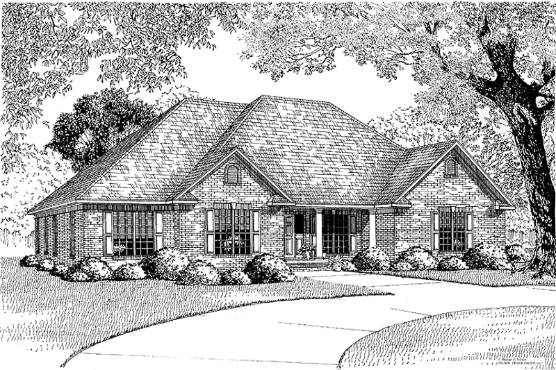 Dream House Plan - Country Exterior - Front Elevation Plan #17-3003