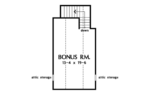 Floor Plan - Other Floor for Craftsman House Plan #929-328 - 3 bed, 2.5 bath