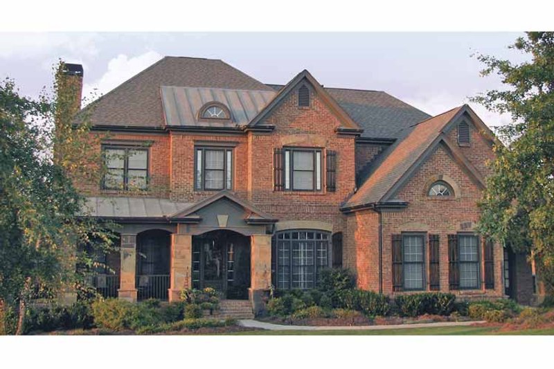 Architectural House Design - Exterior - Front Elevation 3 for Traditional House Plan #54-333 - 5 bed, 4 bath