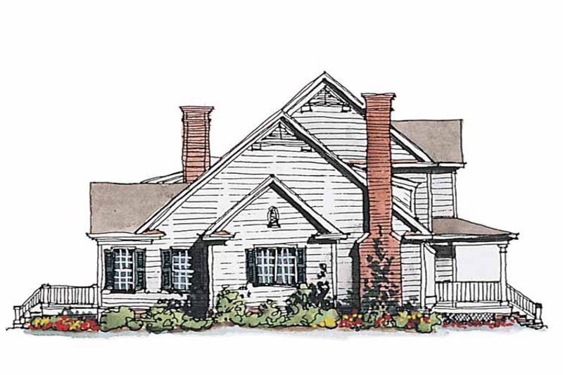 Home Plan - Exterior - Other Elevation for Classical House Plan #429-188 - 4 bed, 3.5 bath