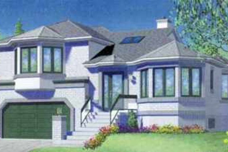 Dream House Plan - European Exterior - Front Elevation Plan #25-364