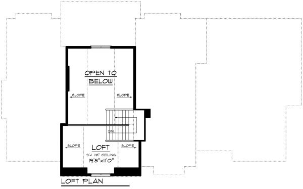 House Design - Cottage Floor Plan - Upper Floor Plan #70-1180