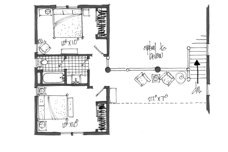 Log Style House Plan - 3 Beds 2.5 Baths 2002 Sq/Ft Plan #942-23 ...