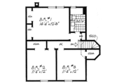 Country Style House Plan - 3 Beds 2 Baths 1374 Sq/Ft Plan #315-114 