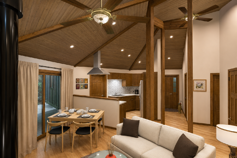 Dream House Plan - Interior - Dining Room for Cottage House Plan #126-312 - 1 bed, 1 bath