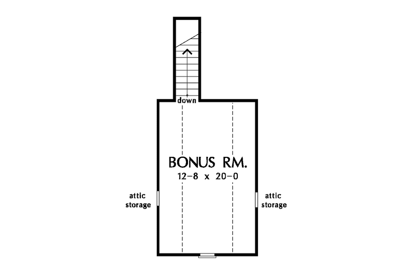 Home Plan - Floor Plan - Other Floor for Ranch House Plan #929-540 - 3 bed, 2 bath