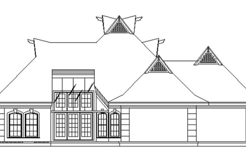 Home Plan - Exterior - Other Elevation for European House Plan #45-568 - 3 bed, 2.5 bath