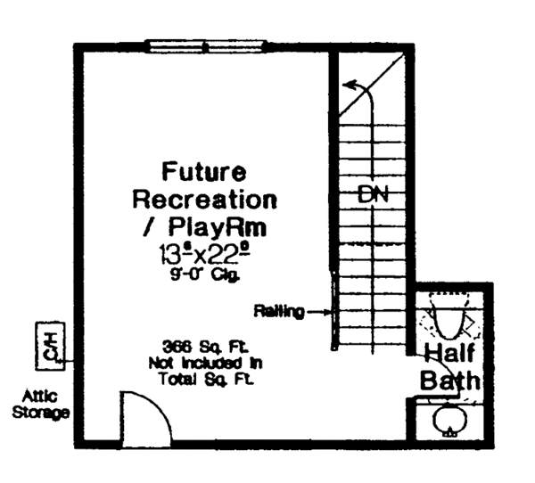 Architectural House Design - Traditional Floor Plan - Other Floor Plan #310-1234
