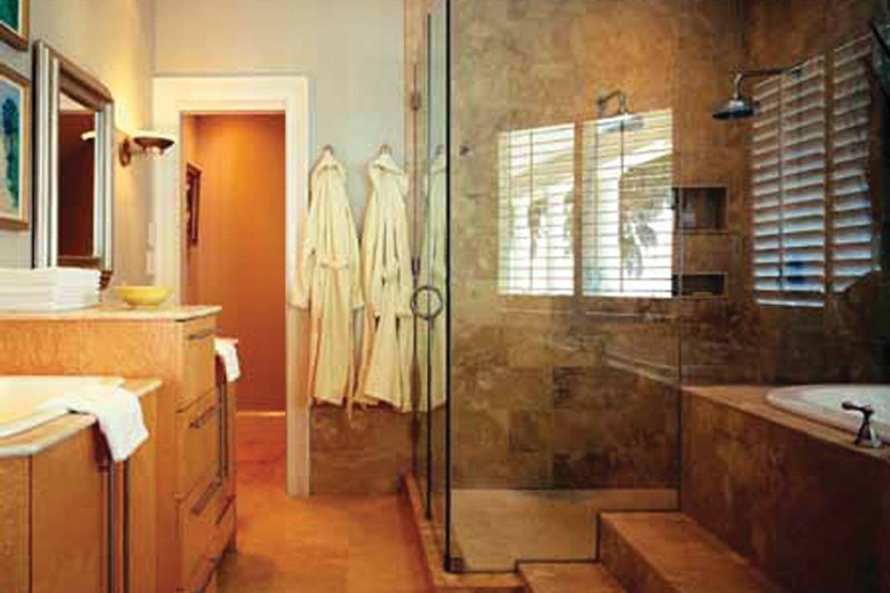 Dream House Plan - Interior - Master Bathroom 2 for Mediterranean House Plan #930-70 - 3 bed, 2.5 bath