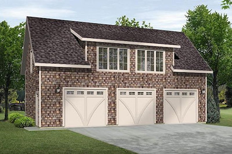 Architectural House Design - Traditional Exterior - Front Elevation Plan #22-541