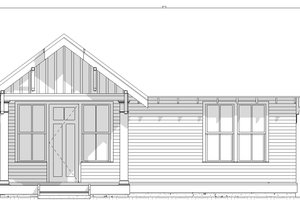 Exterior - Front Elevation 1 for Craftsman House Plan #895-151 - 1 bed, 1 bath