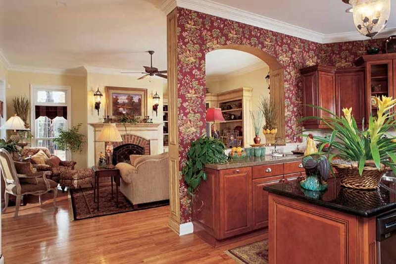 Home Plan - Interior - Family Room for Country House Plan #952-275 - 4 bed, 3.5 bath