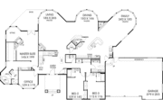 Traditional Style House Plan - 3 Beds 3.5 Baths 3488 Sq/Ft Plan #60-264 