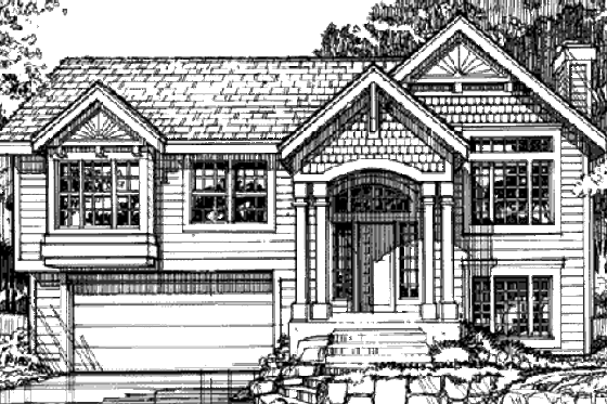 Exterior - Other Elevation for Traditional House Plan #320-368 - 3 bed, 2 bath