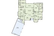European Style House Plan - 4 Beds 4.5 Baths 4300 Sq/Ft Plan #17-644 Floor 