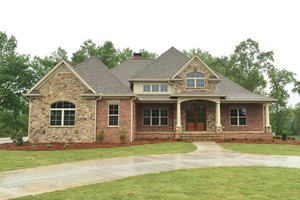 Exterior - Front Elevation Dream House Plan - Country Exterior - Front Elevation Plan #437-72