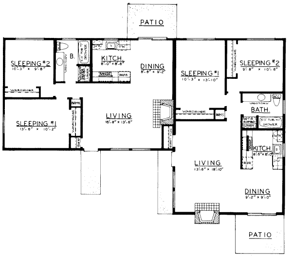 Floor Plan - Main Floor Plan #303-277
