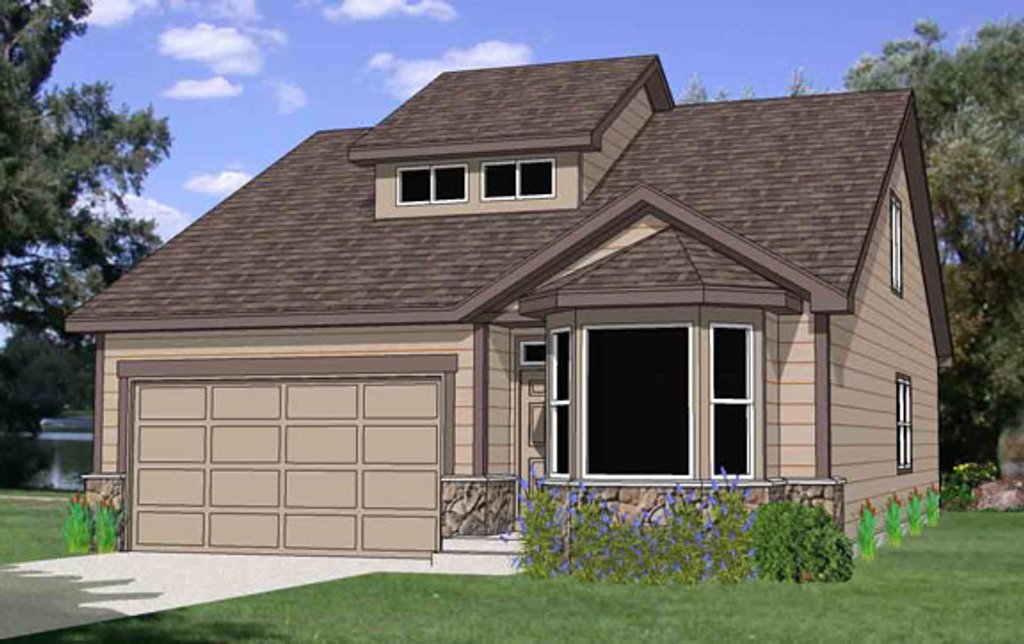 Exterior - Front Elevation 2 for Traditional House Plan #116-274 - 3 bed, 2.5 bath