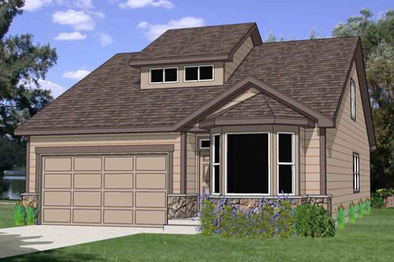 Exterior - Front Elevation for Traditional House Plan #116-274 - 3 bed, 2.5 bath