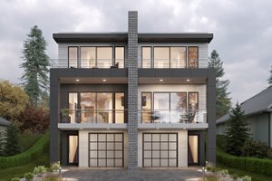Contemporary Exterior - Front Elevation Plan #1066-241
