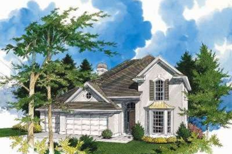 Dream House Plan - Traditional Exterior - Front Elevation Plan #48-138