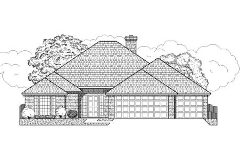 Traditional Style House Plan - 4 Beds 2 Baths 1894 Sq/Ft Plan #65-505