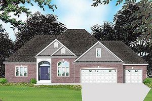 Traditional Exterior - Front Elevation Plan #49-289
