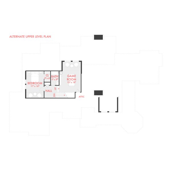 House Design - Floor Plan - Other Floor for Country House Plan #80-231 - 4 bed, 2.5 bath