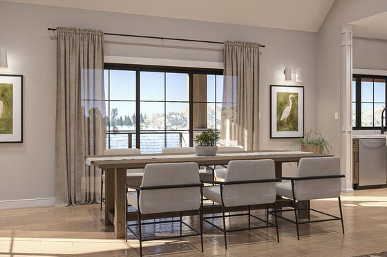 Interior - Dining Room for Farmhouse House Plan #455-404 - 3 bed, 3.5 bath