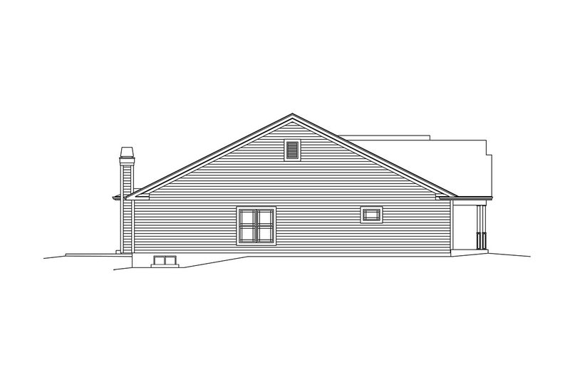 Dream House Plan - Exterior - Other Elevation for Country House Plan #57-645 - 3 bed, 2 bath