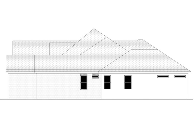 Dream House Plan - Exterior - Other Elevation 1 for Farmhouse House Plan #430-295 - 5 bed, 3.5 bath