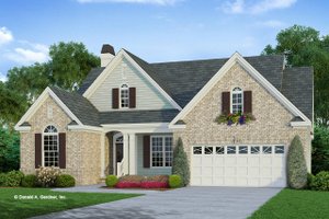 Traditional Exterior - Front Elevation Plan #929-42