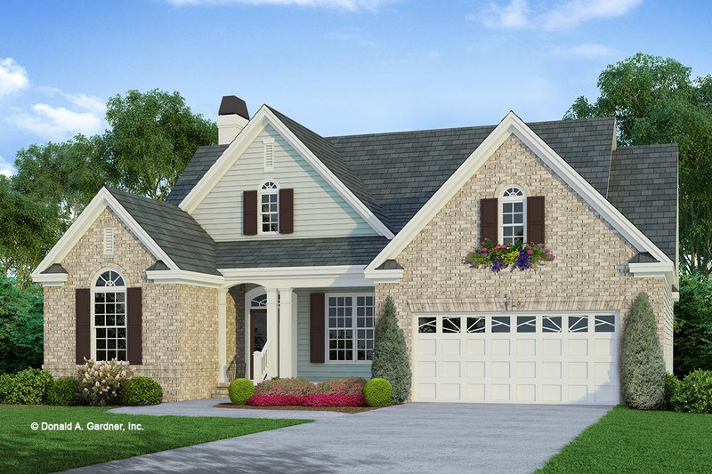 Home Plan - Traditional Exterior - Front Elevation Plan #929-42