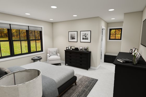Interior - Master Bedroom 1 for Craftsman House Plan #51-1382 - 3 bed, 3.5 bath