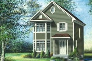Traditional Exterior - Front Elevation Plan #25-4052