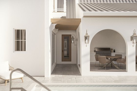 Exterior - Outdoor Living for Beach House Plan #455-761 - 4 bed, 4.5 bath